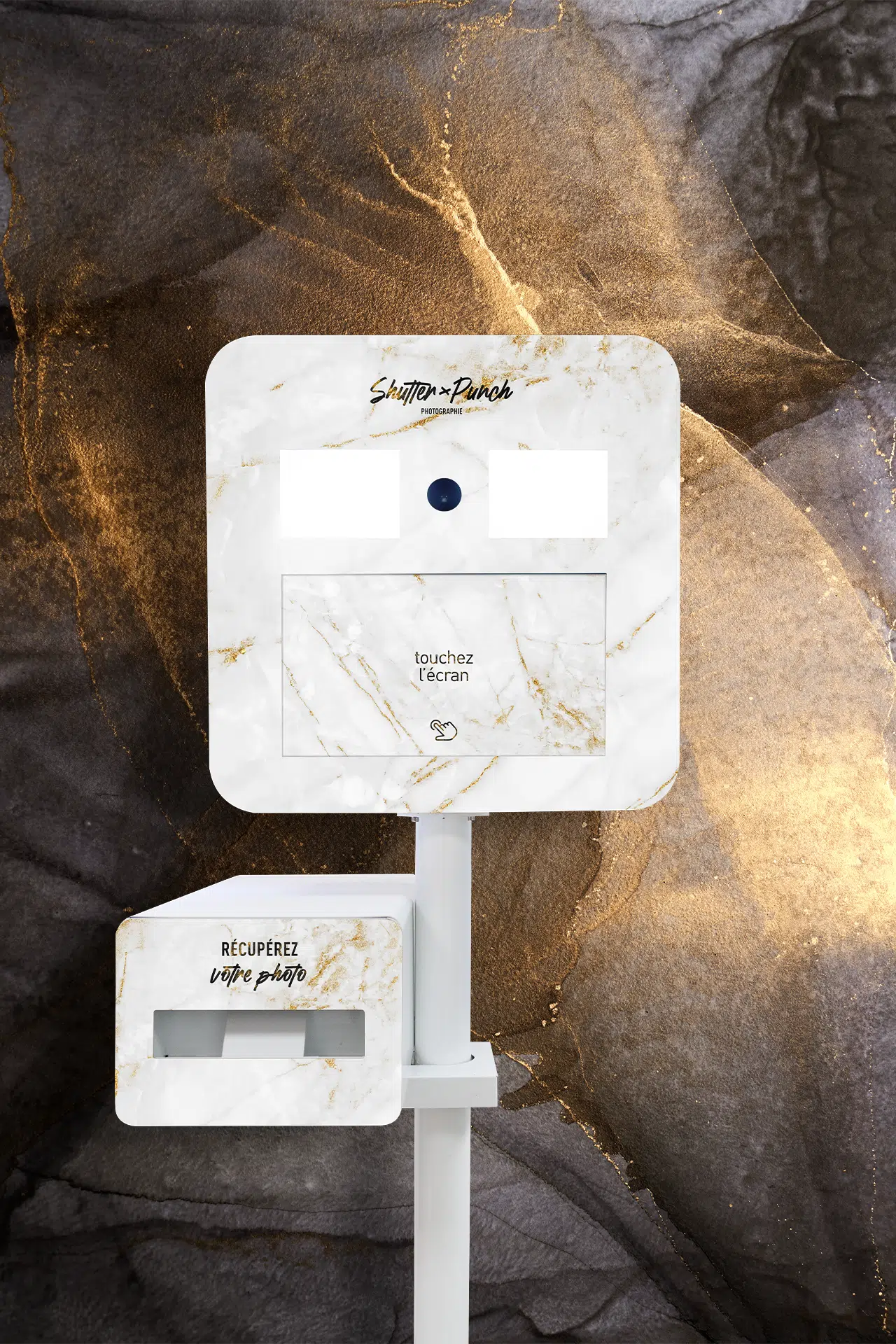 Thème : White Marble - Location Photo Booth à Mulhouse en Alsace – Shutter Punch