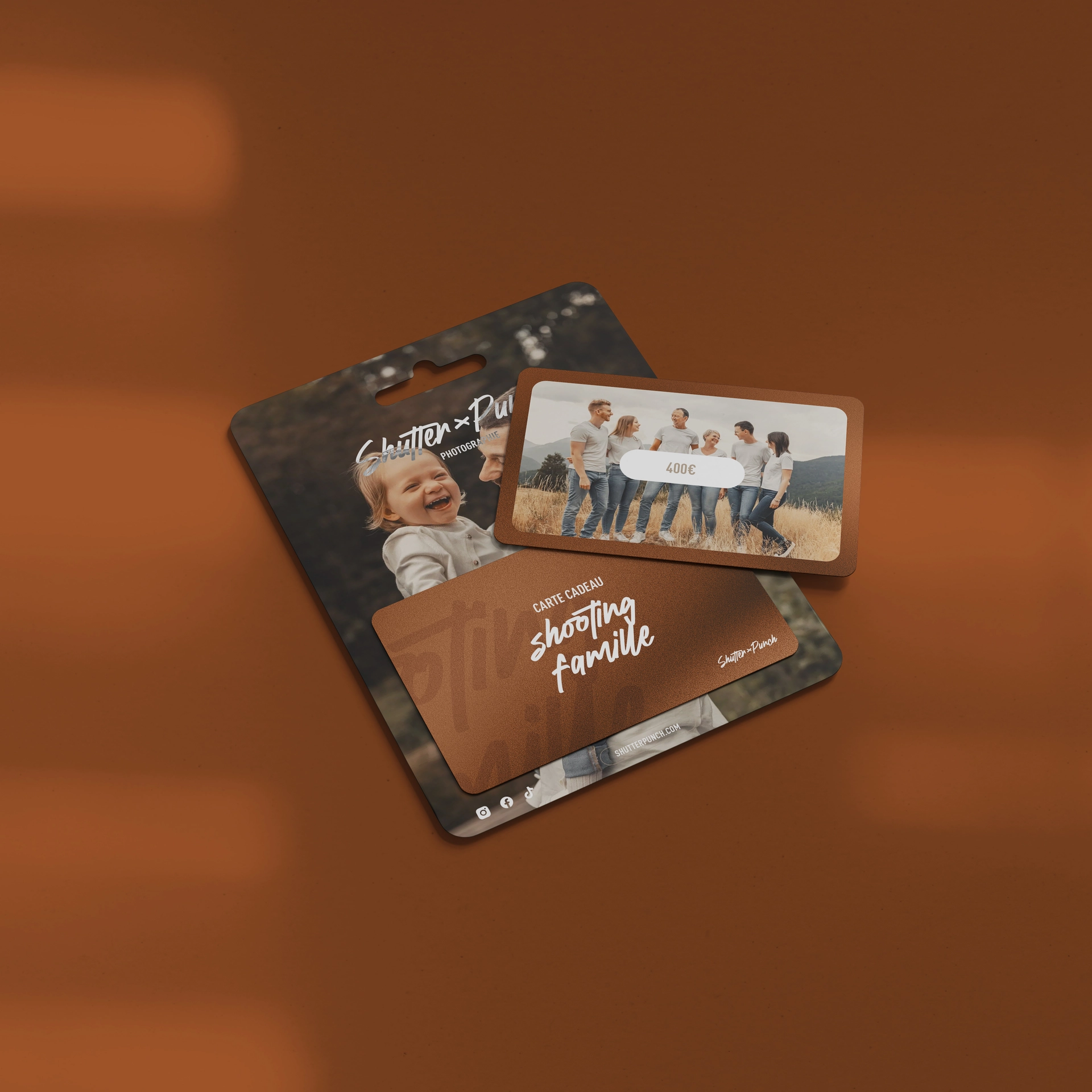 Carte cadeau shooting Famille - Shutter Punch