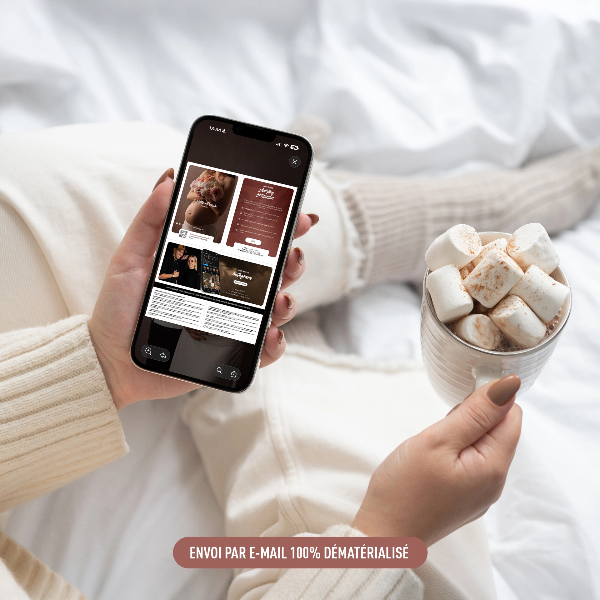 Carte cadeau shooting grossesse - Shutter Punch